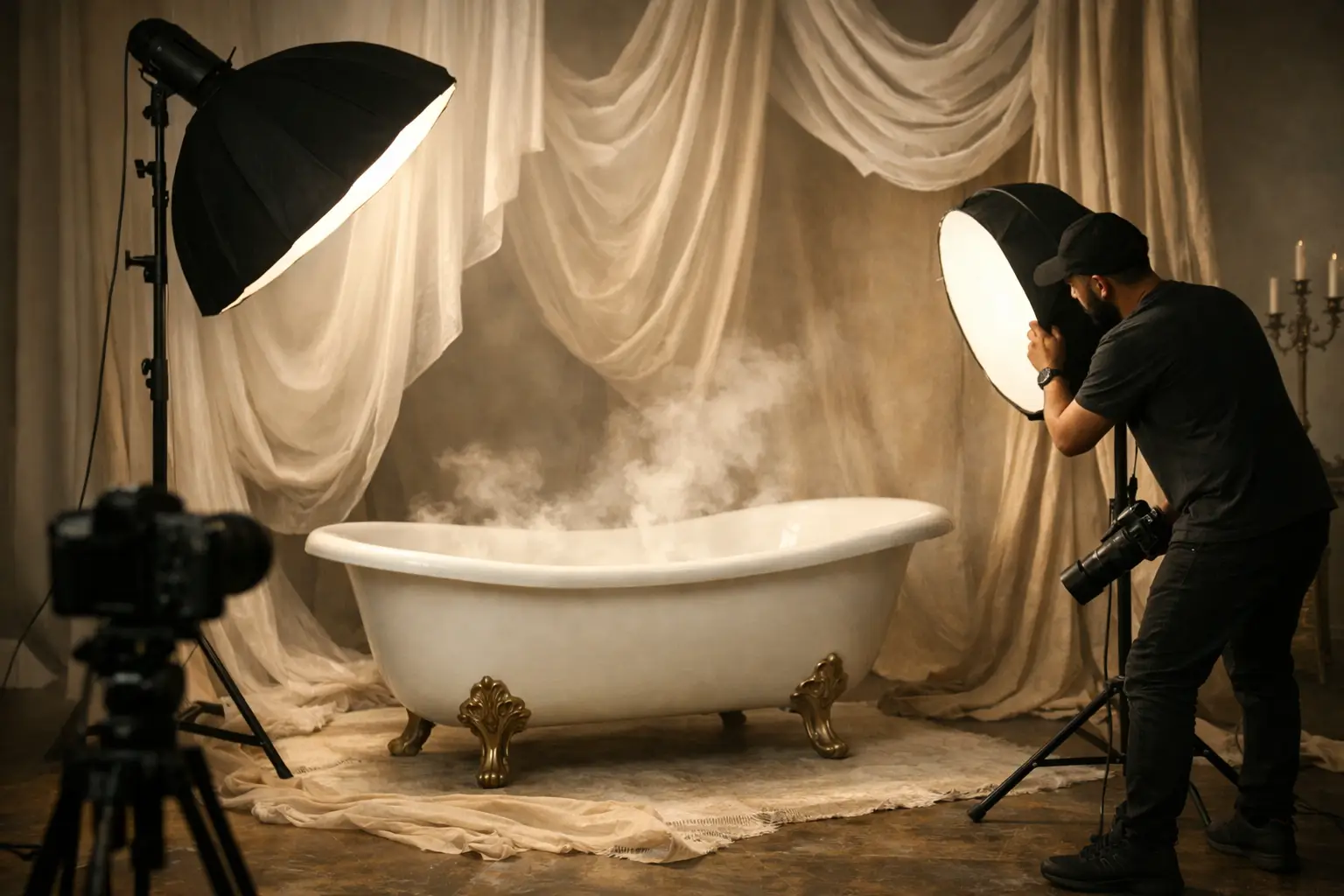 Shower Boudoir Photography That Feels Tasteful